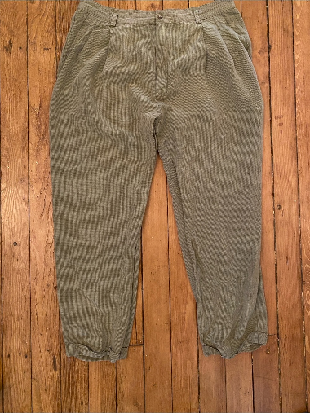 Vintage banana republic linen and rayon chinos size 34/27